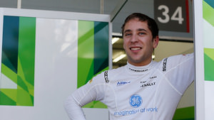 Robin Frijns, test driver in Sakhir, Bahrain