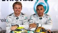 Nico Rosberg and Lewis Hamilton duelled for pole position