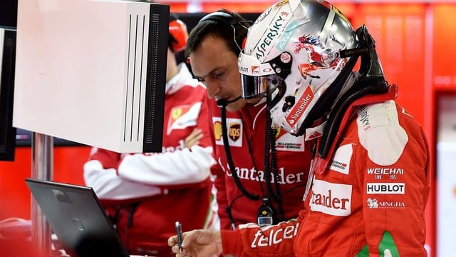 Sebastian Vettel tops the timesheets on day one