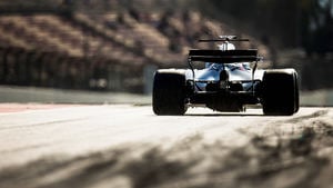 Williams suffer a disjointed start to pre-season testing