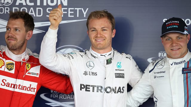 Bottas secures front row grid slot beside Rosberg