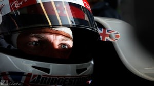 Button prepares for the British Grand Prix