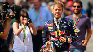 Vettel on Saturday in Spain