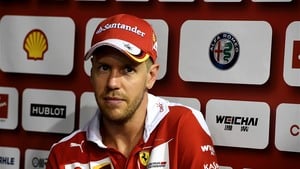 Vettel qualifies last after suspension trouble on his Ferrari
