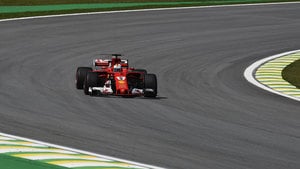 Vettel wins from second on the grid in Interlagos