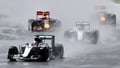 Rain hits race day as full wet tyres get an outing